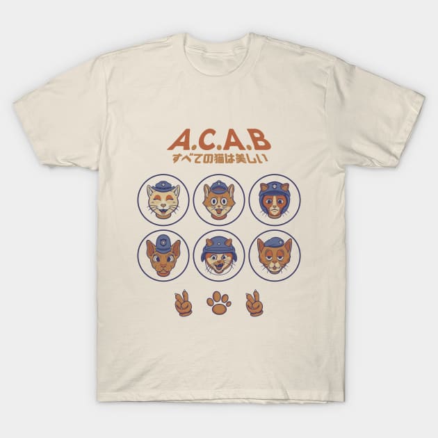 ACAB Policat T-Shirt by endorphinestudio